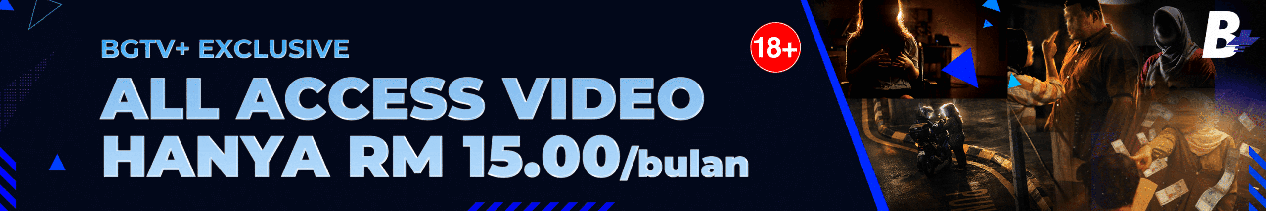 Pay per video (bulan)(1)